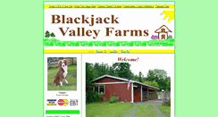 Desktop Screenshot of blackjackvalleyfarm.com