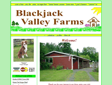 Tablet Screenshot of blackjackvalleyfarm.com